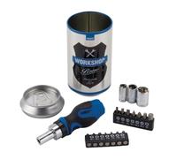 Draper 99413 - Set di cacciaviti e punte a cricchetto (18 pezzi)