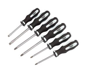 Draper 996/S6 "pound thru set di cacciaviti con impugnatura, blu, pezzi
