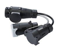 Draper 99661 - Convertitore tipo N da 13 euro a 7 pin, per traino e recupero, colore: Nero