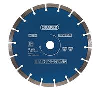 Draper 99784 - Lama segmentata diamantata, 230 mm, colore: Blu