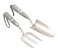 Draper Acciaio Inox Mano Forcella E Cazzuola Set 2 Pezzo Plastica Maniglie 83773