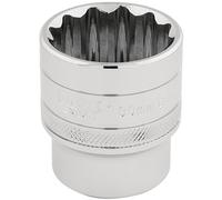Draper Alta Torsione 1.3cmD 30mm 12 Punto Cromato Presa Standard Lunghezza 33586