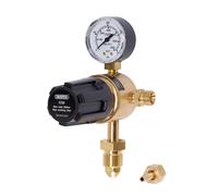 Draper Argon CO2 Industriale Gas Bottiglia Regolatore con Singolo Gauge 300 Asta