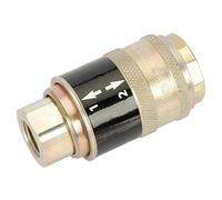 Draper ASC21CF Bulk 1/10,2 cm BSP femmina Parallel 'Safeflow' Air Line Coupling (sfuso), blu