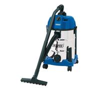 Draper Asciutto e Bagnato Aspirapolvere 230V Con Acciaio Inox Tank 30L 1600W