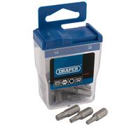 Draper Assortiti Torx Star Lunghe Inserti Bits 25Mm (20 Pezzi) 27696