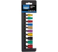 Draper B10 M/6PT/C/E 1/10,2 cm Square Drive Metric socket, colore blu, confezione da 10