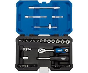 Draper B43MDSN/B 1/10,2 cm centimetri. Dr. Metric Expert multi-drive & # 174; socket set (43 pezzi), blu