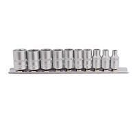 Draper BD10 MM 1/10,2 cm centimetri. Dr. bussole su barra metallo (10 pezzi), blu
