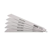 Draper Bi-Metallica Seghetto Lame Multiuso 225mm 10tpi 5 Pacco 38754