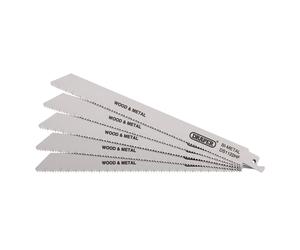 Draper Bi-Metallica Seghetto Lame Multiuso 225mm 10tpi 5 Pacco 38754