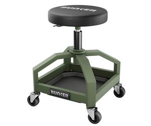 Draper BUNKER Sgabello Da Lavoro Regolabile Verde 29725