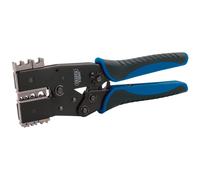 Draper Cambio Rapido Cricchetto Azione Pinza Crimpatrice 220mm Rosso Blu Giallo