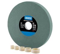 Draper Carburo di Silicio Bench Mola Abrasiva 200 x 25mm 120G 12.7-31.75mm 04141