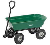 Draper Carrello da Giardino Resistente, Carrello con Maniglia da Traino, Carrello da Giardino con Ruote con carico di 200 kg | 58553