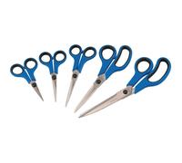 Draper Casa Forbici Set 5 Pezzi Acciaio Inox Impugnatura Morbida Maniglie 75552