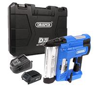 Draper Chiodatrice D20 20V con batteria 2Ah e caricabatterie, blu