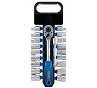 Draper Combinato Metric Imperial Presa E Cricchetto Set 1.3cmD 20 Pezzi 16376