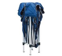Draper Concertina Gazebo 3 X 3M Blu Acciaio Gambe Telaio Splashproof Materiale
