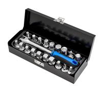 Draper Coppa & Scatola Del Cambio Tappo Scarico Olio Chiave Set 1.9cmD 20pc &