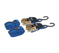 Draper Cricchetto Legante Cinghie 4.5m X 25mm 225kg 2 Pezzi Poliestere 92769