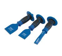 Draper Cuscino a Rullo e Scalpello Set 3 Pezzi Ottagonali Gambo Mano Protezione