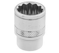 Draper d-mm/B 3/20,3 cm 12 con attacco quadro, a punti, blu, 15 mm