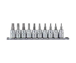 Draper d-txp/10/55 3/8" SQ. Dr. TX Star & # 174; Plus socket bit set (10 pezzi), blu