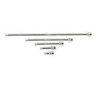 Draper d-wext/5 3/8" quadrangolare in cromo satinato wobble extension bar set (5 pezzi), blu
