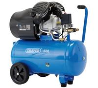 Draper DA50/412TV 50L 230 V 3.0 HP compressore d' aria, blu