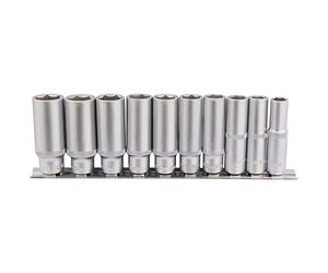 Draper DD10MMD Square Drive Deep socket set sulla guida in metallo, blu, 3/20,3 cm, set di 10 pezzi