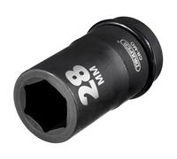 Draper Deep Impact Socket 28mm 1in Punte 6 Lati Cromomolibdeno Hi Torq 05143