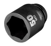 Draper Deep Impact Socket 50mm 1in Drive 6 Punti Chrome Moly Hi Torq 05155
