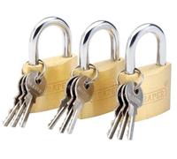Draper DIY Series - Set di 3 lucchetti 40 mm