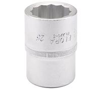 Draper Elora 731 - Chiave a bussola bi-esagonale, attacco quadro da 3/4", 25 mm