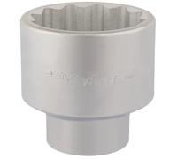 Draper Elora Cricchetto A Bussola Chrome 2-3/4in 1in Drive Bi-Hex 12 Punti 67533