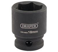 Draper Esperto 18mm 1cmD 6 Punto Urto Presa Standard Lunghezza Hi-Torq 06878