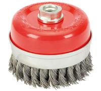 Draper Esperto 41450 100mm X M14 Twist Nodo Spazzola A Coppa IN Fil Di Ferro