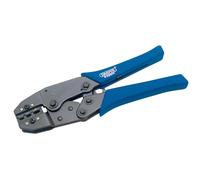 Draper Esperto Cricchetto Azione Terminale Pinza Crimpatrice 220mm Rosso Blu