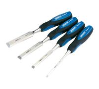 Draper Esperto Impugnatura Morbida Bordo Smussato Legno Set Scalpelli 150mm 4