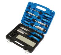 Draper Esperto Impugnatura Morbida Legno Scalpello Kit 140mm 8 Pezzo