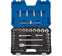Draper Esperto Metric Imperial Presa Set 1.3cmD Blu 41pc 12 Punto Cromato 16467