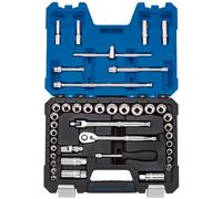 Draper Esperto Metric Imperial Presa Set 1cmD Blu 41pc 12 Punto Cromato 16465
