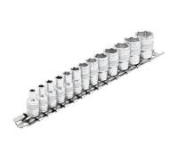 Draper Esperto Metrico Presa Set su Un Metallo Binario 0.6cmD 13 Pezzi 6 A 16487