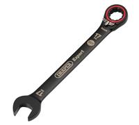 Draper Expert 03907 - Chiave combinata a cricchetto reversibile con sistema metrico HI-TORQ, 17 mm, colore: nero
