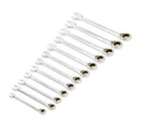 Draper Expert 03913 - Set di chiavi combinate a cricchetto metriche reversibili HI-TORQ® (12 pezzi)