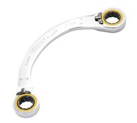 Draper Expert 03936 - Chiave a cricchetto a mezza luna ad anello doppio, 15 x 17 mm