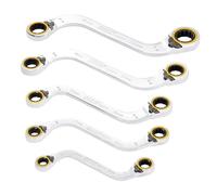 Draper Expert 03947 - Set di chiavi a cricchetto a doppio anello HI-TORQ (5 pezzi)