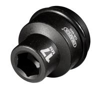 Draper Expert 04998, Chiave a bussola a impatto con attacco quadro, a 6 punti, 17 mm 3/4"