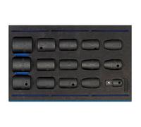 Draper Expert 161075cm Quadro Dr. Imp Presa Set 1/4 Cassetto Eva Inserti 15Pc